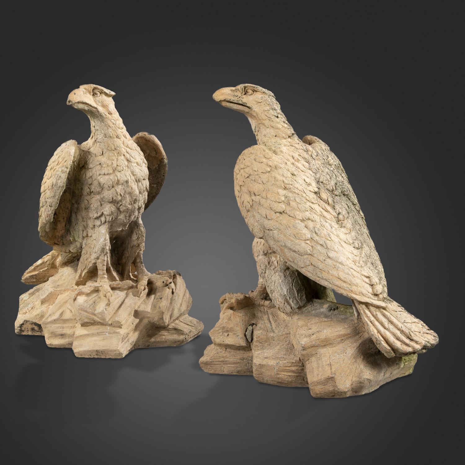 Lot 13 - Garden statues: A pair of rare Blanchard’s